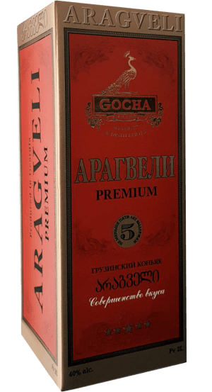 Коньяк Арагвели (Aragveli) 2 литра