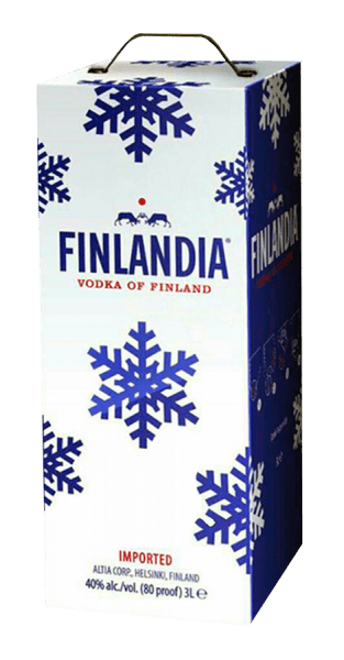Водка Финляндия Снежинка (Finlandia Winter) 3 литра